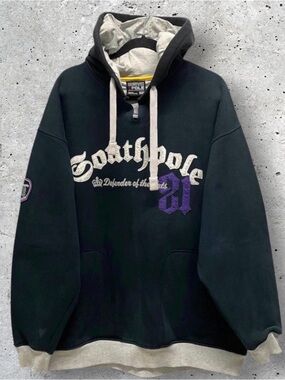 Vintage 1990s-Y2K Southpole Authentic Collection Defender Of The Art Hoodie